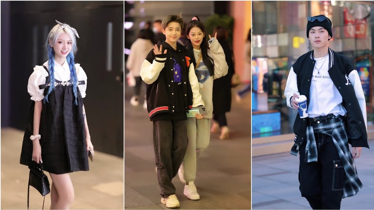 [抖音 - Douyin]Khi các Tiktoker xuống phố đi bộ👣|| Street Fashion #6