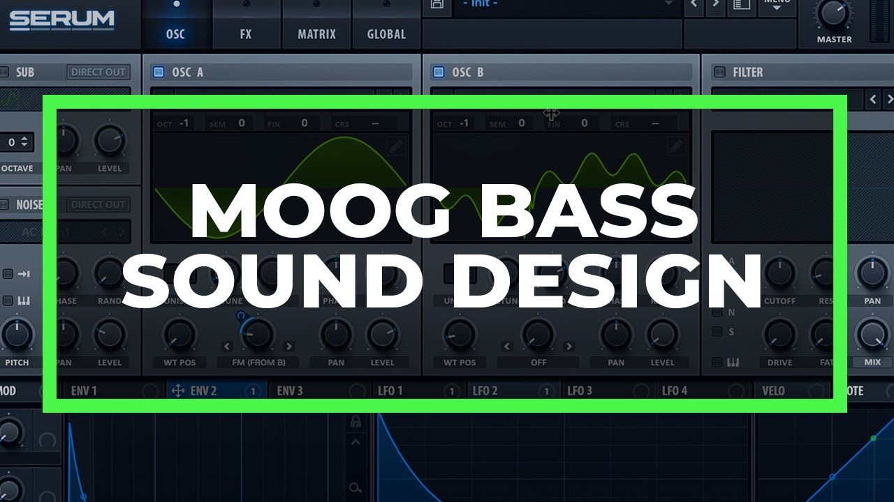How to Make a Soft Moog Bass Sound in Serum