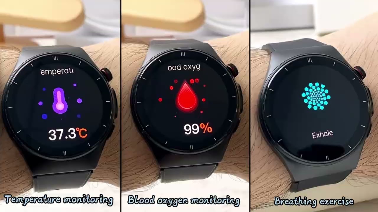ET340 Blood Lipid, Uric Acid, Blood Sugar, ECG Smartwatch Manufacturer Smart Watch Wholesalers