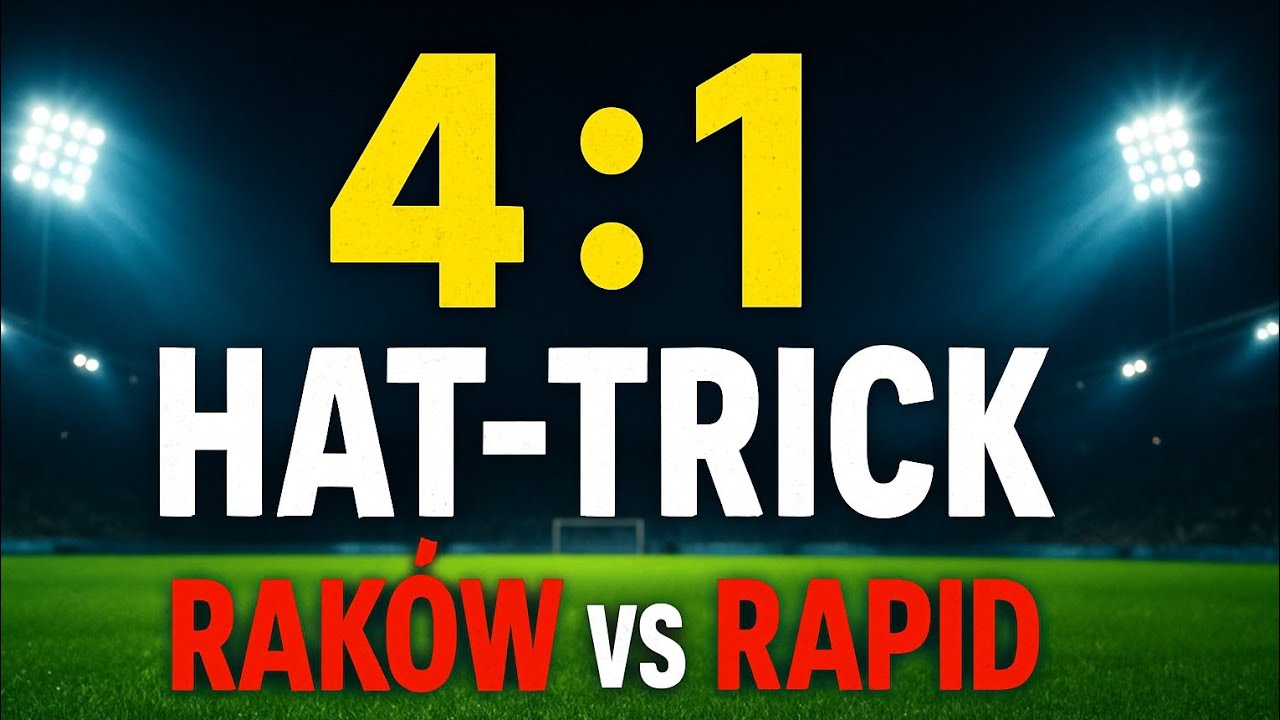 Raków Częstochowa vs Rapid Wiedeń: Trzy Gole Diaby-Fadiga! Rapid Skrót Meczu