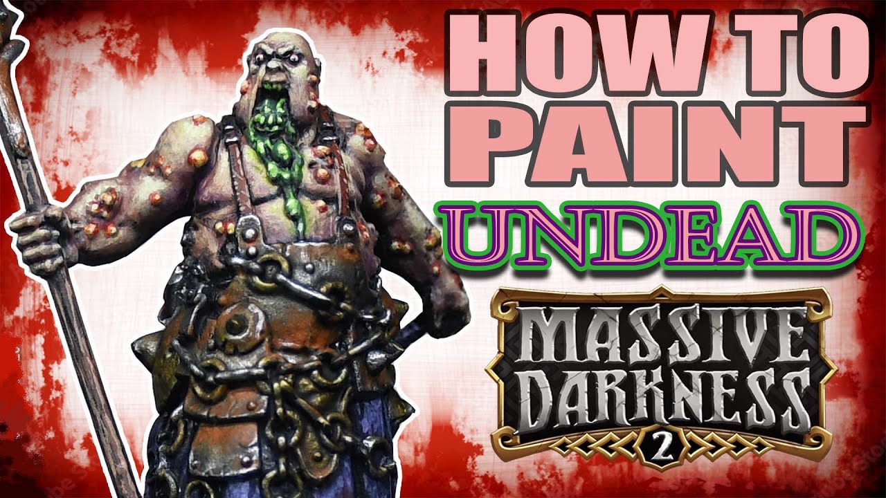 КАК РИСОВАТЬ ЗОМБИ - Massive Darkness 2