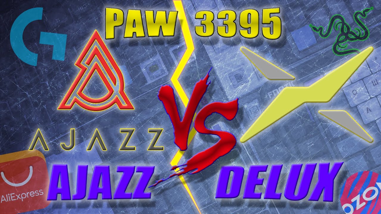 💥Мыши с ТОП СЕНСОРОМ за 30$ | Delux M800Pro vs Ajazz AJ199