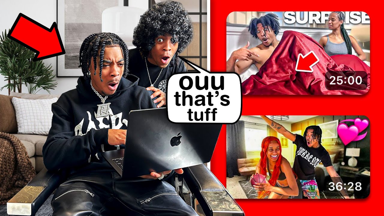 REACTING TO EDITS OF CHRIS AND NIA FT.CHRIS, NIA, AND JOSH💔😳