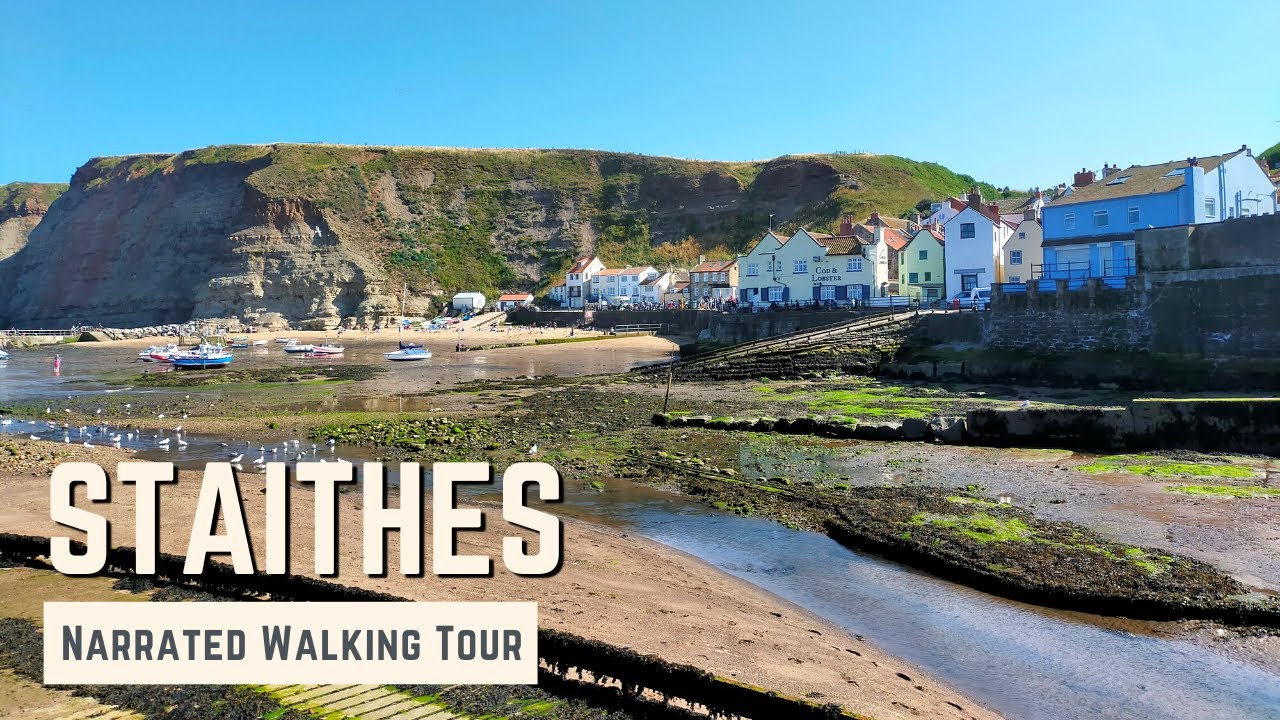 STAITHES | 4K Narrated Walking Tour | Let's Walk 2021
