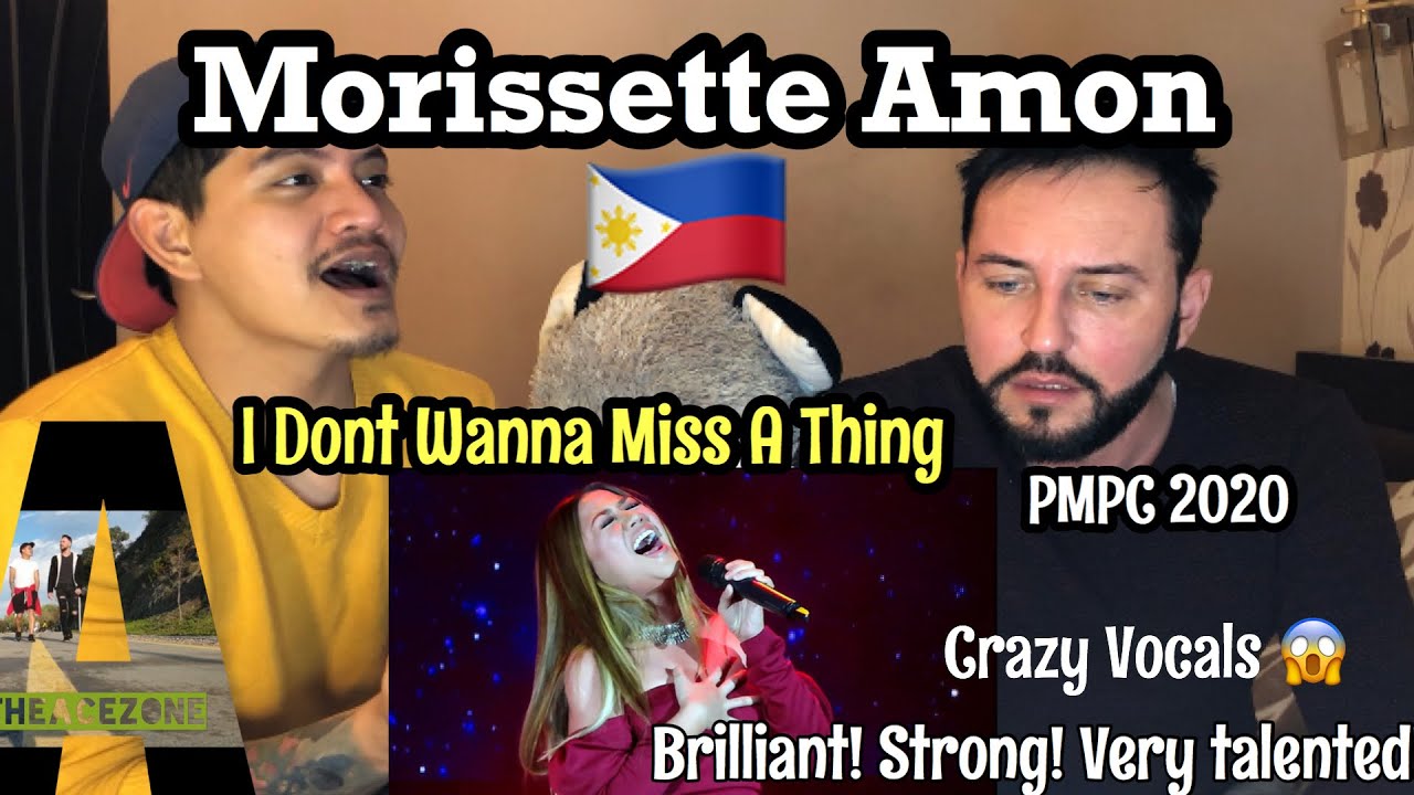 Singer Reacts| Morissette Amon- I Dont Wanna Miss A Thing| PMPC 2020