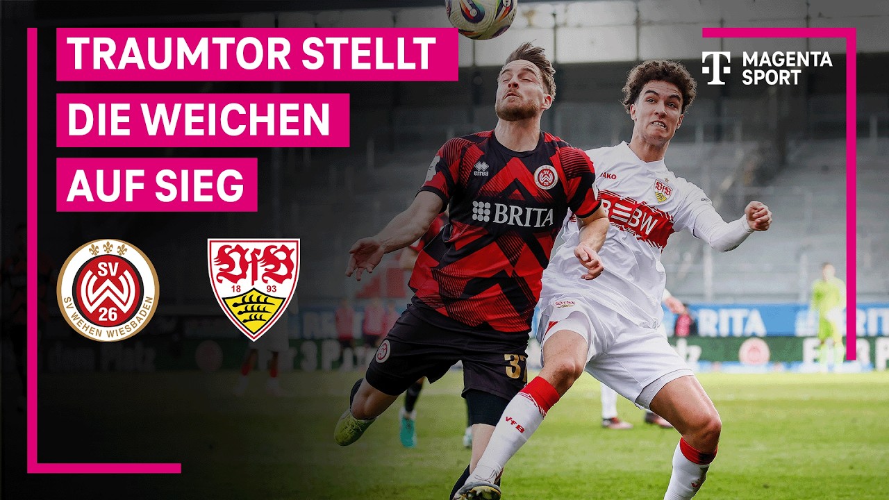 SV Wehen Wiesbaden - VfB Stuttgart II, Highlights mit Live-Kommentar | 3. Liga | MAGENTA SPORT