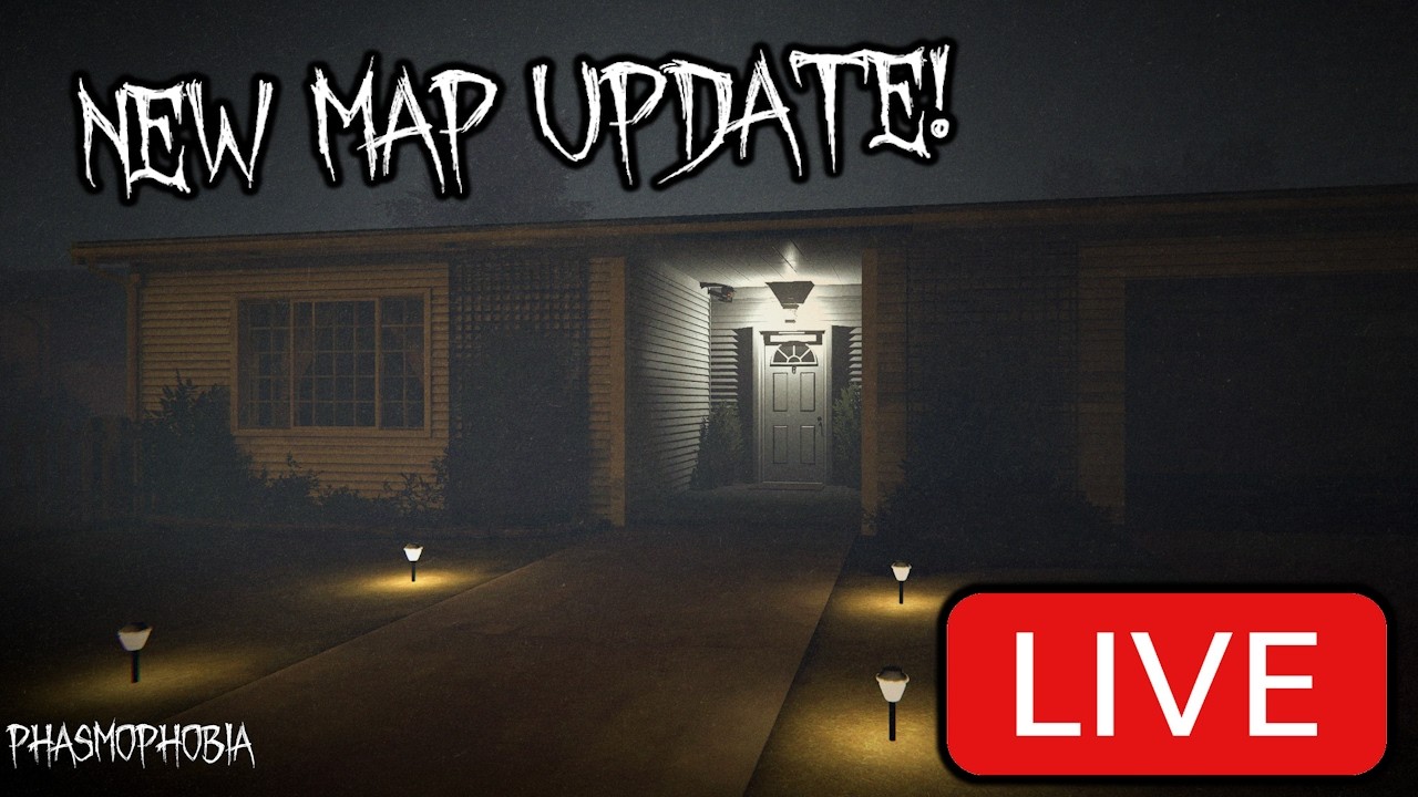 Tanglewood Drive New Updated Map! Do you think I will like it? - Phasmophobia LIVE