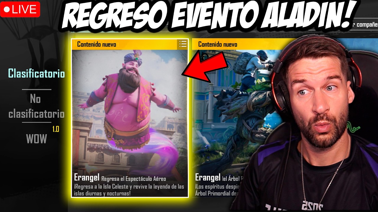 🔴RANK a CONQUISTADOR en EVENTO ALADIN 🤩 Pubg Mobile