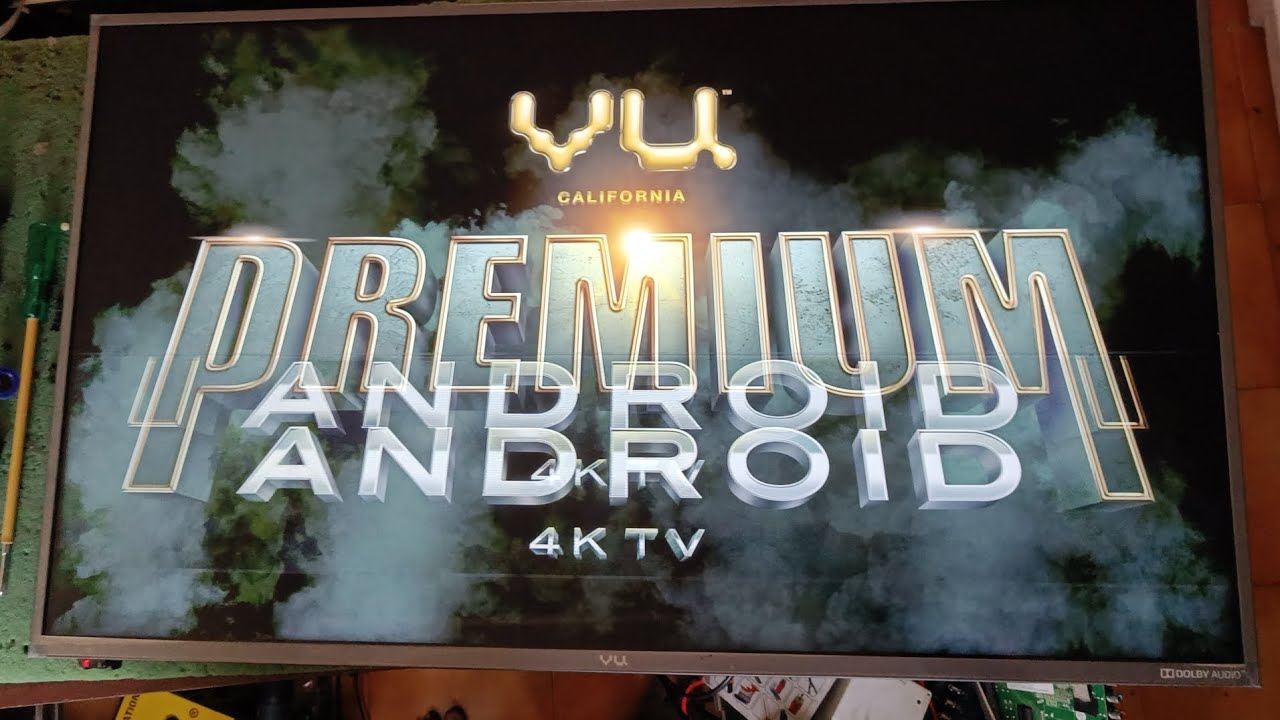 HOW TO REPAIR HORIZONTAL LINE PROBLEM ON VU Tv 43-OA 4K LED TV | VU TV SERVICE @newtechelectronics-erode