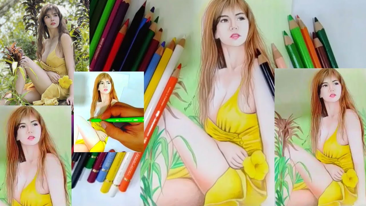 100 drawing challenge | 33-100 | Atty.Sam Ferrer Drawing | Pencil Colour Drawing.