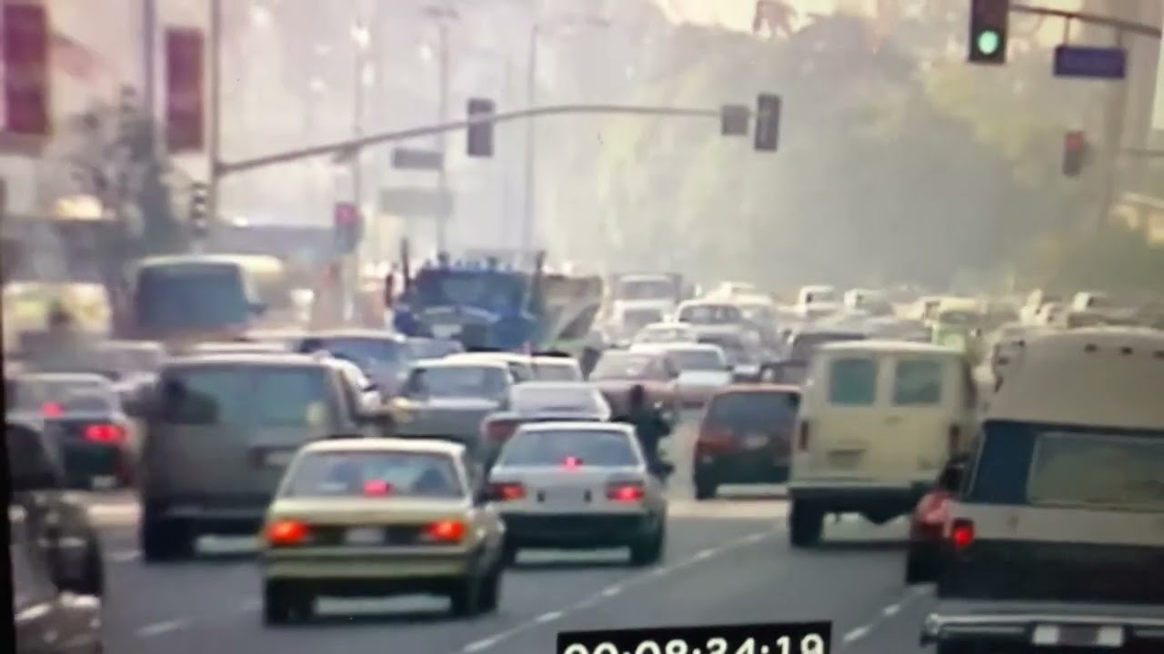 Los Angeles traffic in the 90s