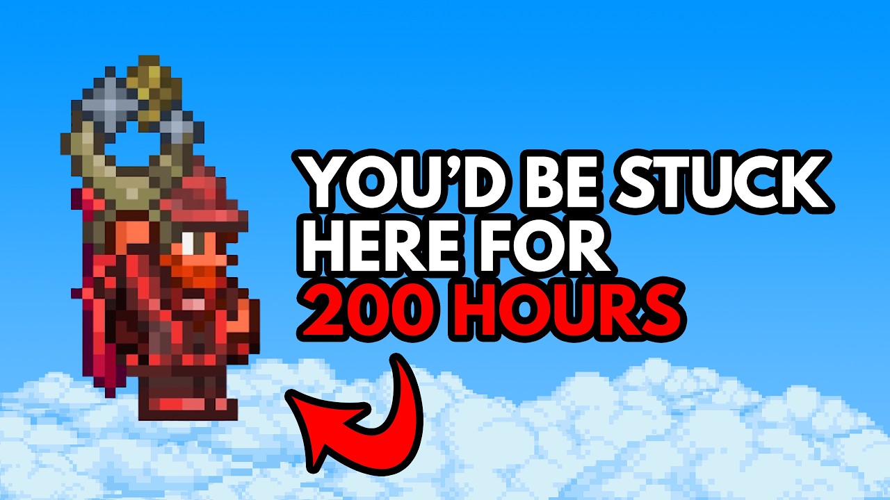 Beating Terraria From a Single Rope | Skyblock