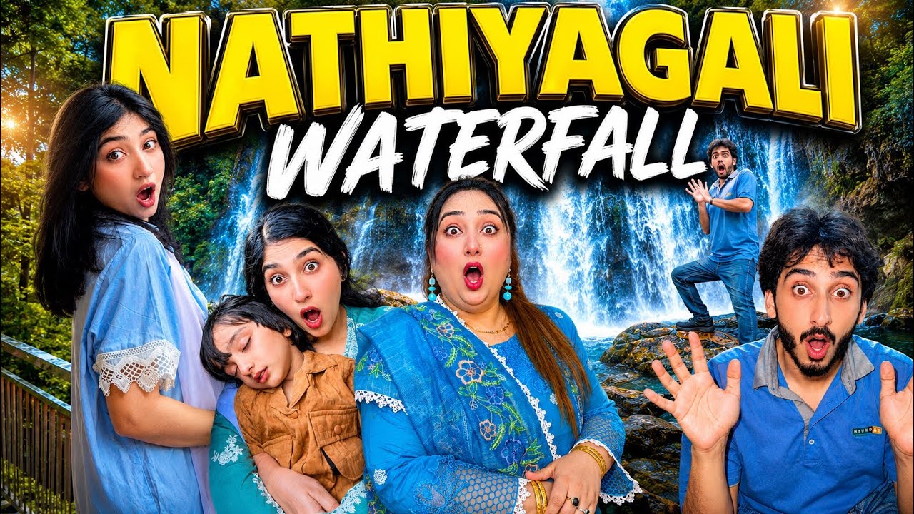 Nathiyagali Waterfall | Shocking Waterfall Experience | Family Trip Vlog Pakistan 
