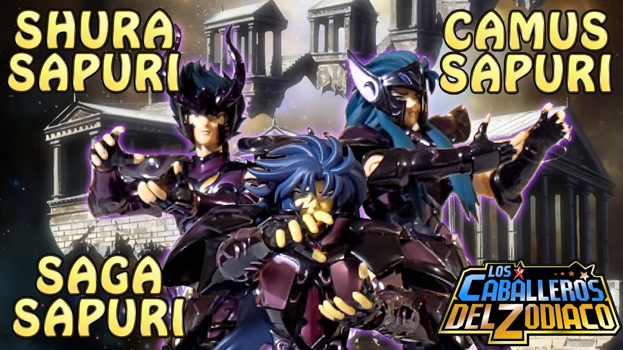 SAGA - CAMUS Y SHURA SAPURIS! EXCLAMACION DE ATHENAAAA!! Saint Seiya - Caballeros del Zodiaco