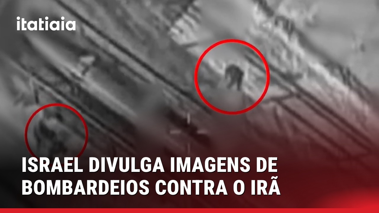 EX&Eacute;RCITO DE ISRAEL DIVULGA V&Iacute;DEO DE BOMBARDEIOS CONTRA O IR&Atilde;