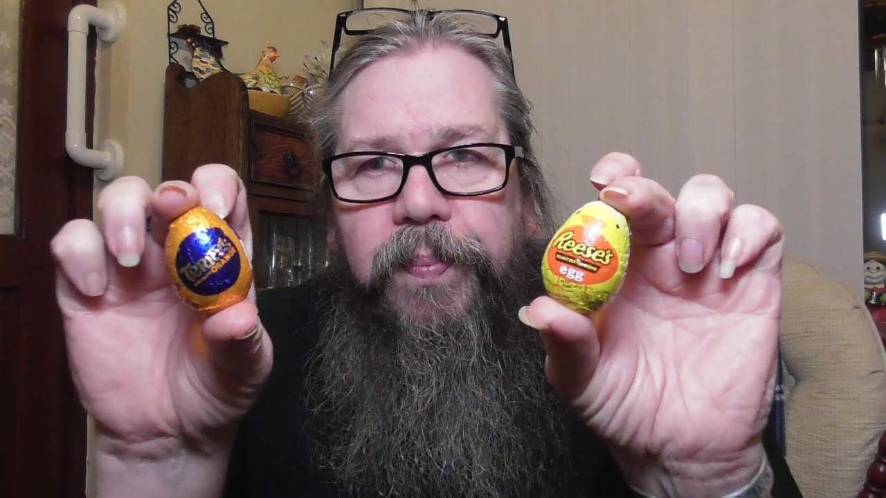 Reeses peanut butter and Terrys chocolate orange creme egg