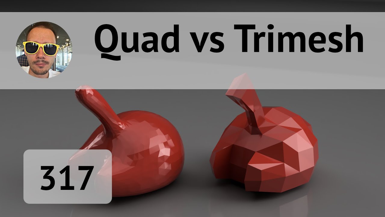 Различия Quad и Trimesh во #Fusion360