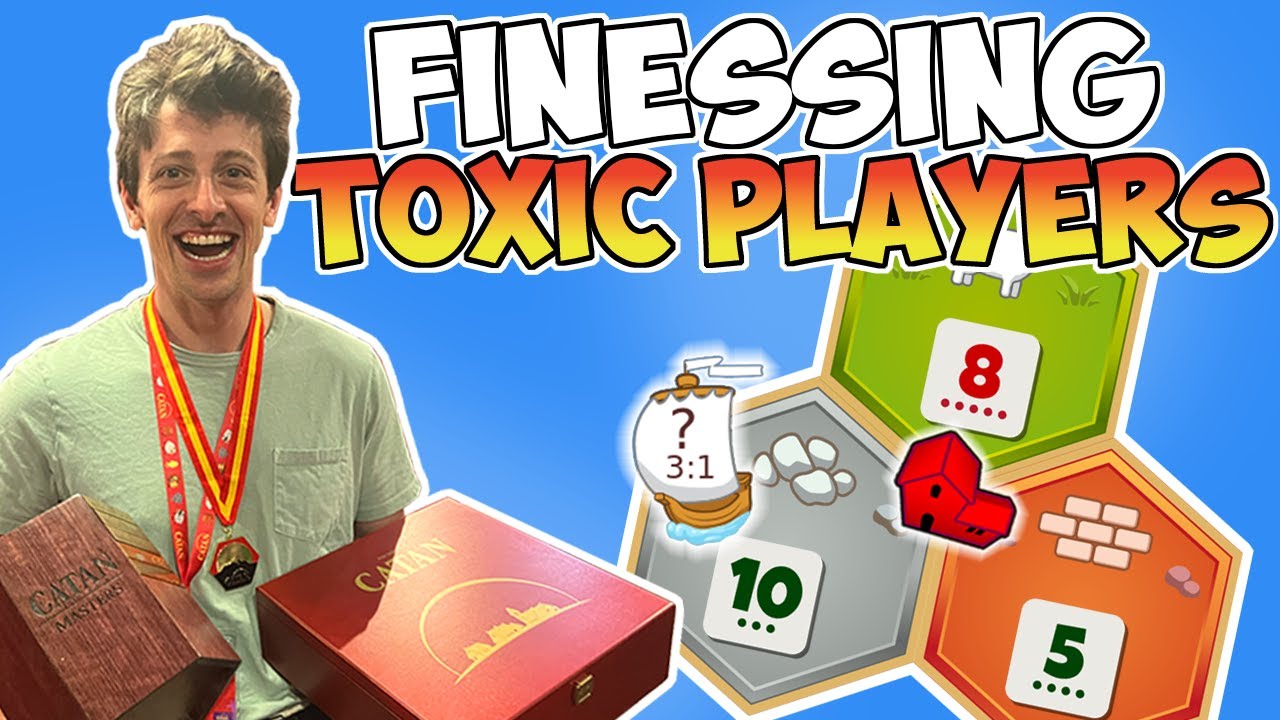 Pro Ranked Catan Game - FINESSING TOXIC PLAYERS