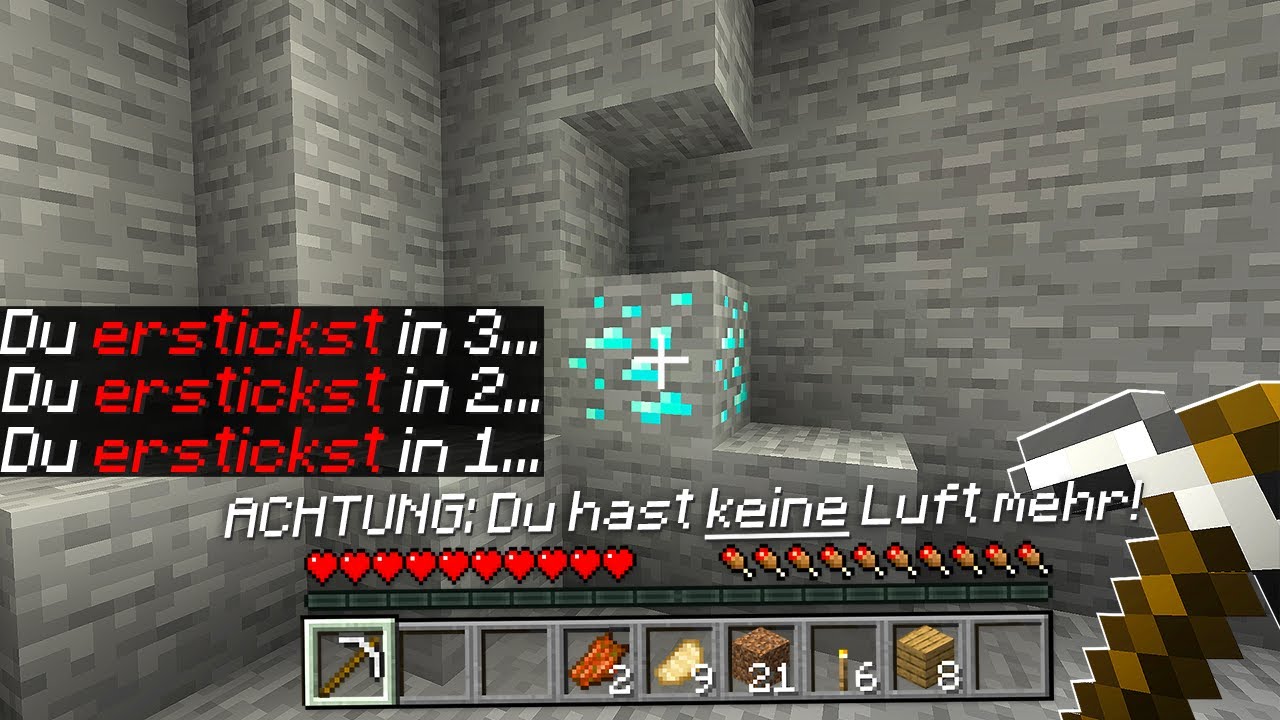 Minecraft UHC aber der halbe Server erstickt..