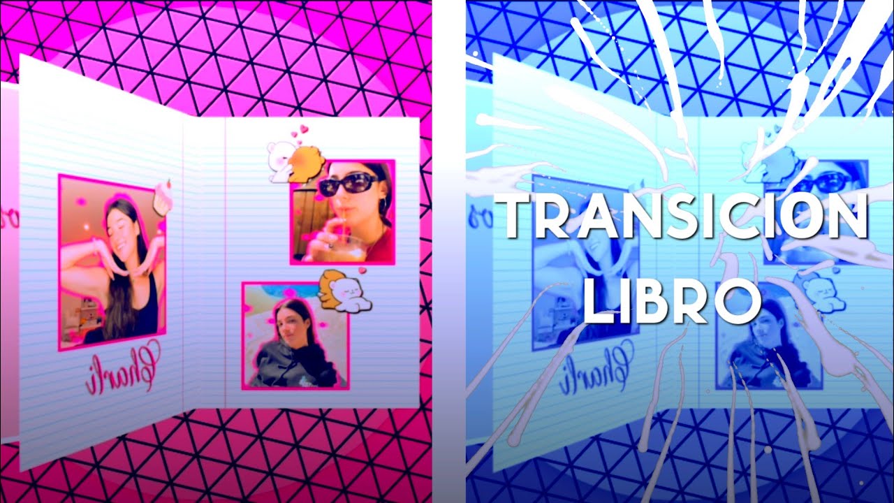 transición libro - Alight Motion 🌈 📙✨