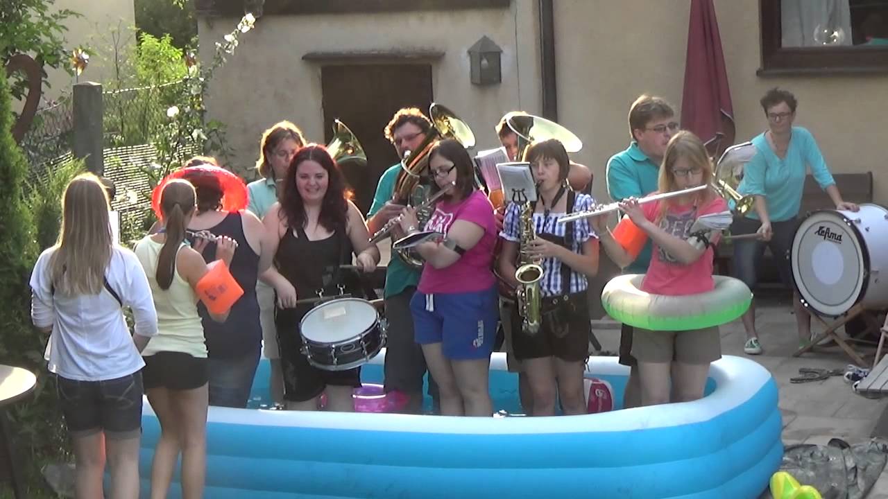 Cold Water Challenge der Stadtkapelle Frankenland