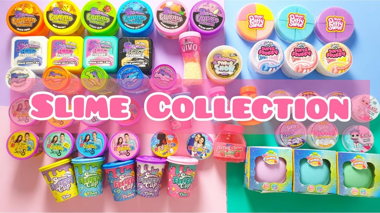 La mia COLLEZIONE di SLIME da EDICOLA... VIDEO EPICO!!!