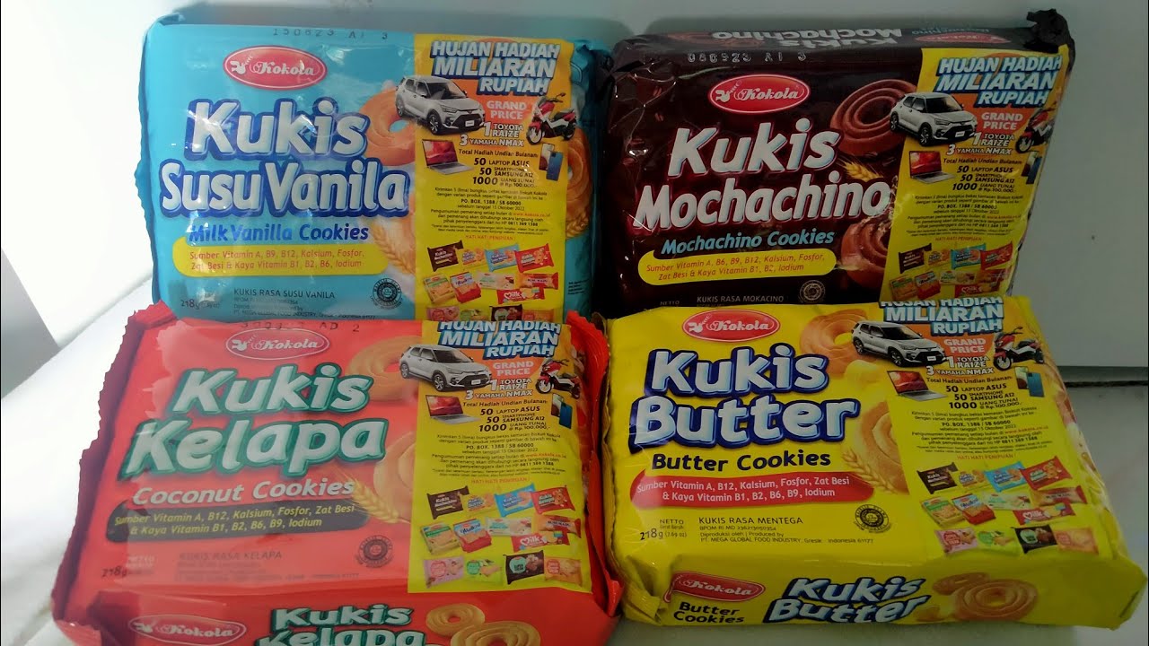 REVIEW SEMUA RASA BISKUIT KUKIS DARI KOKOLA