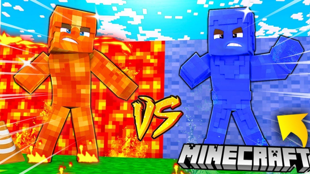 LAWA VS WODA - MINECRAFT CHALLENGE | BAZA BLOCK vs BAZA MATRUNER