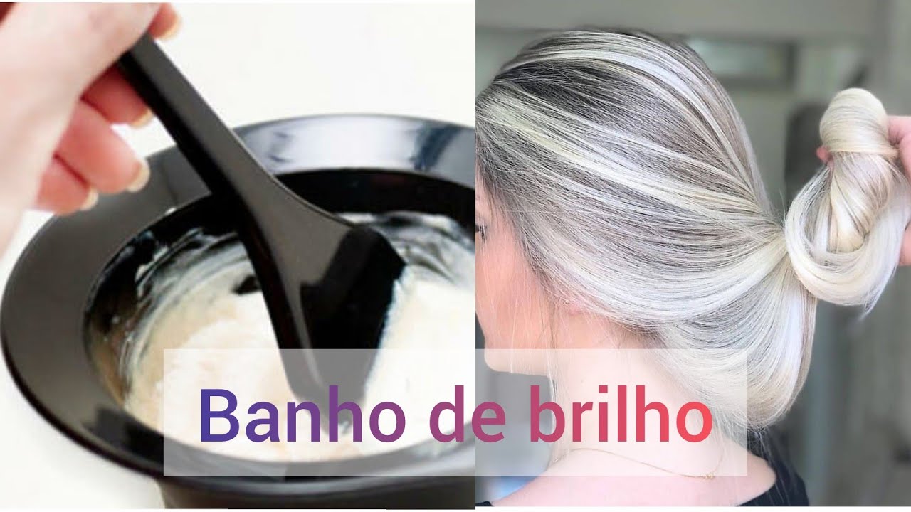 COMO FAZER BANHO DE BRILHO nos cabelos