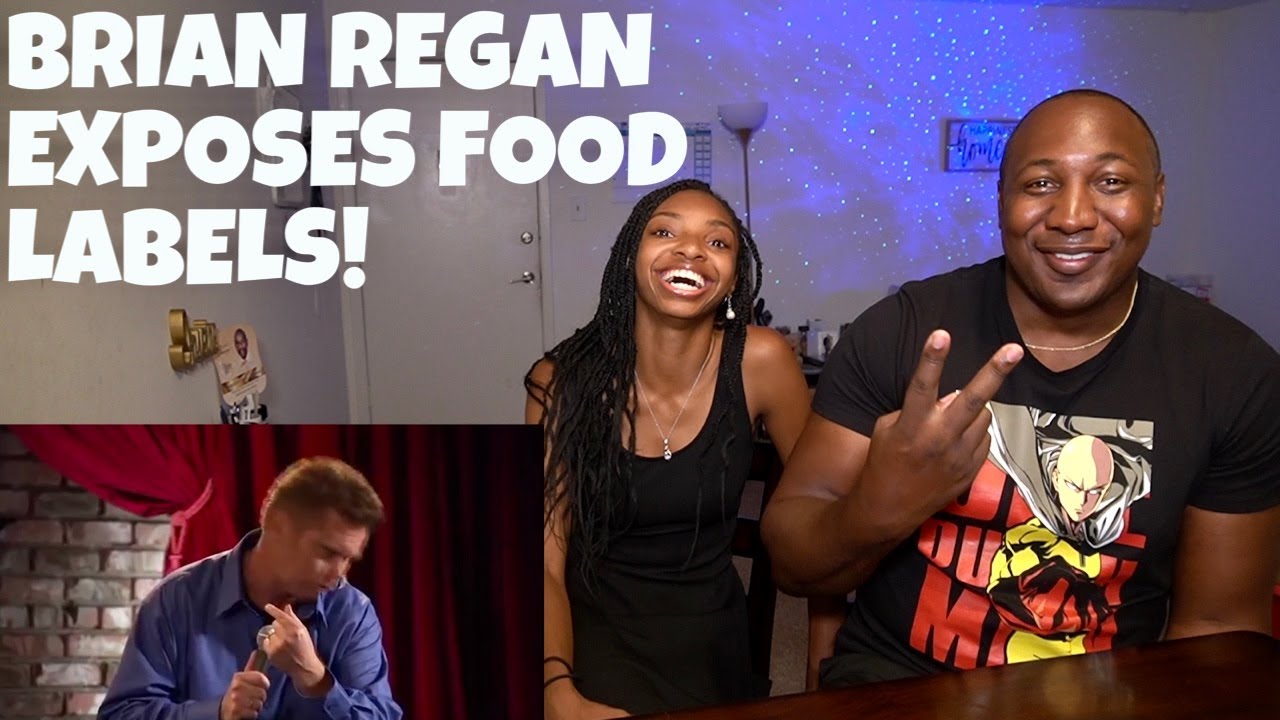 BRIAN REGAN IS SO SILLY // Brian Regan - Foods and Labels // REACTION