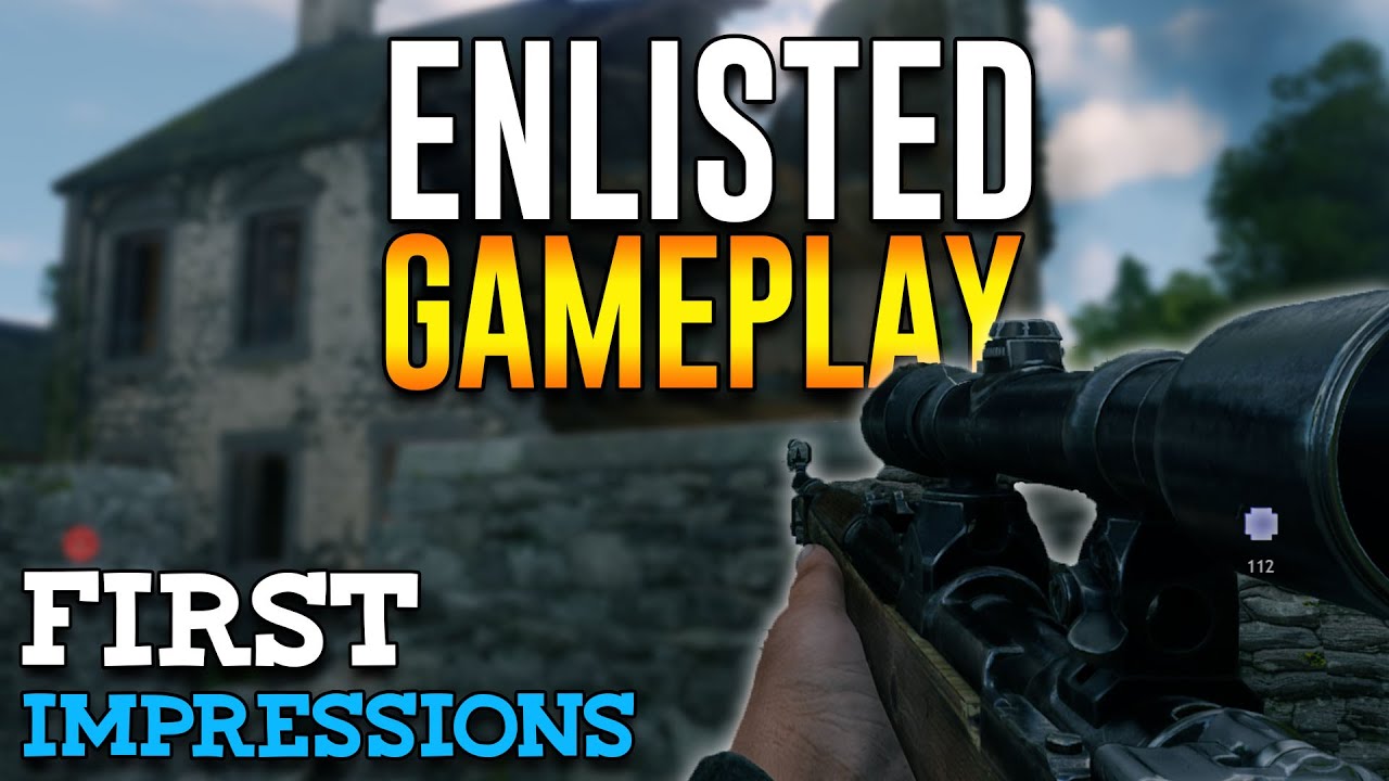 ENLISTED Realistic WW2 FPS | First Impressions Gameplay | Max Settings