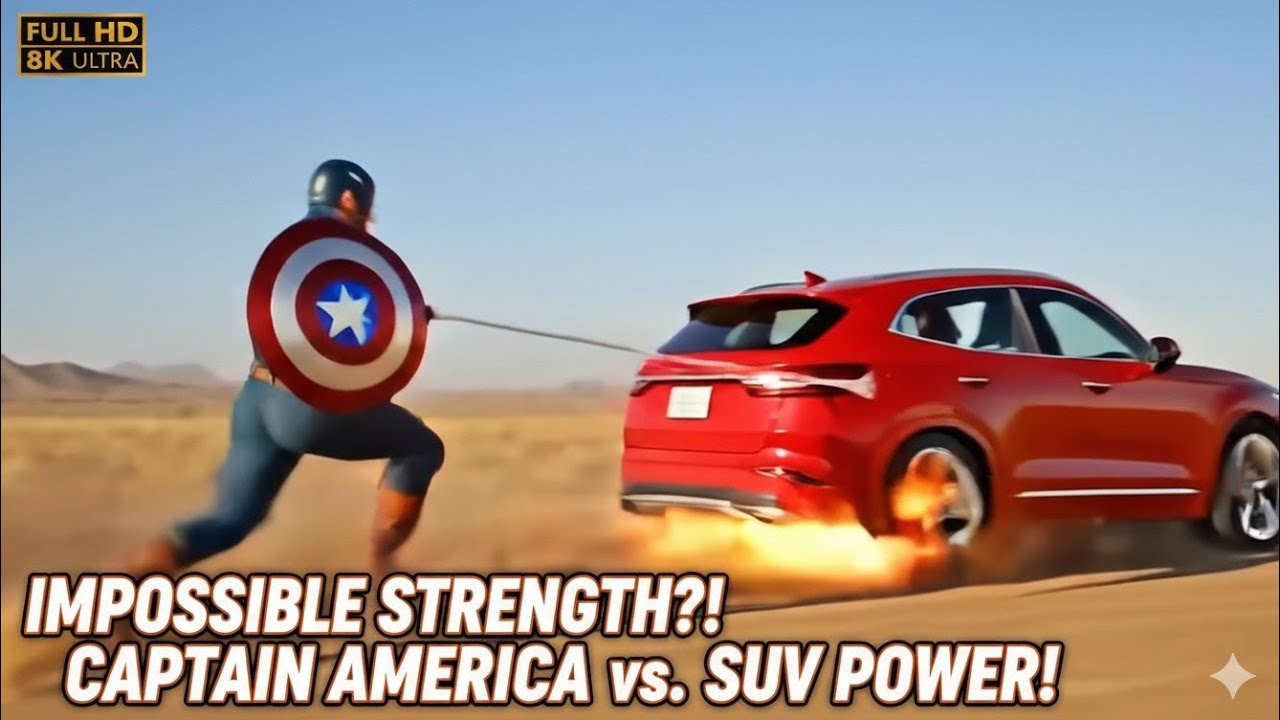 Captain America Tried to Stop My Car 😱 | Flying Car vs Superhero 🚗💥