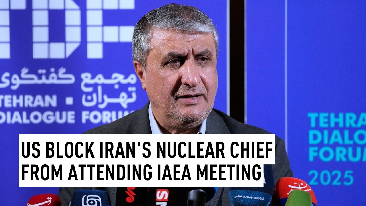 US block Iran's nuclear chief from attending IAEA meeting