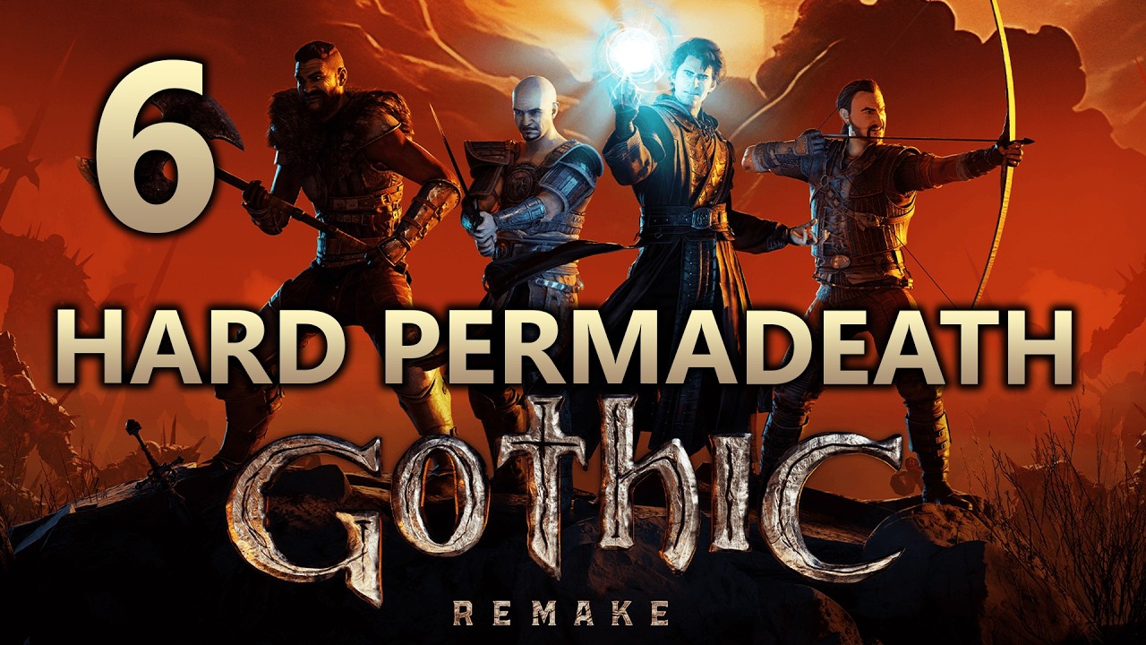 Gothic 1 Remake Walkthrough Part 6 (Hard, Permadeath, Old Camp)