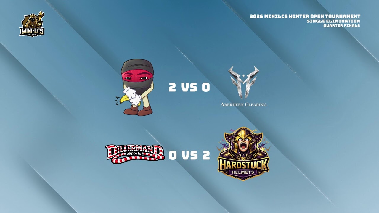2026 MiniLCS Winter Open - Hardstuck Heroes Bracket - Quarter Finals