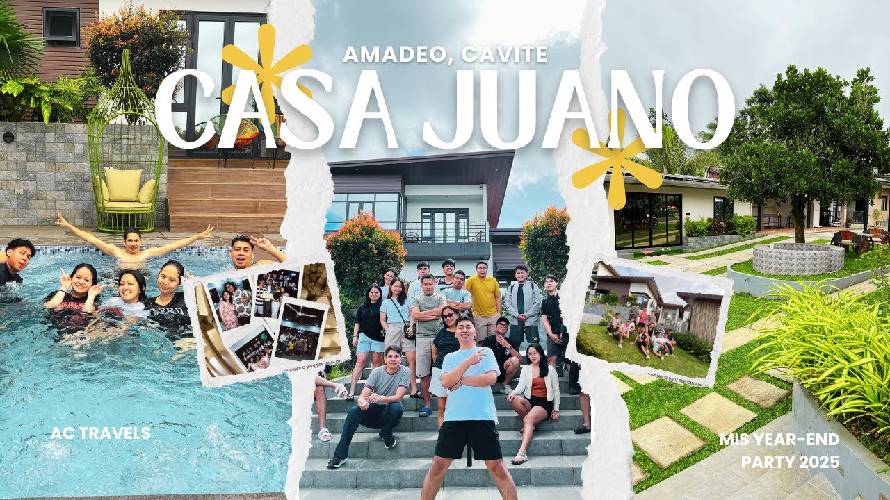 Casa Juano Resort Amadeo Cavite | Resort Recommendation | Year-End Party Vlog