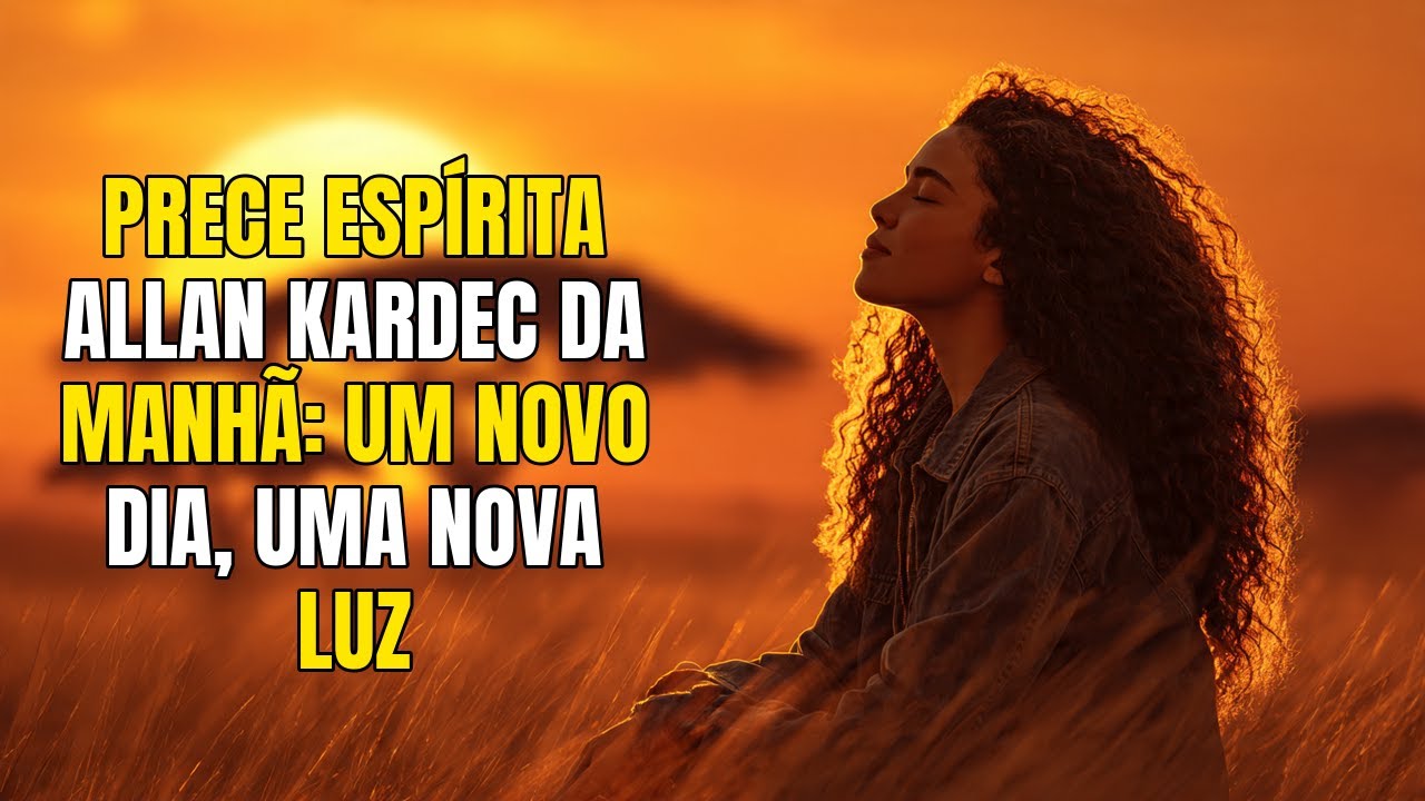 Prece Espírita Allan Kardec da Manhã: Um Novo Dia, Uma Nova Luz