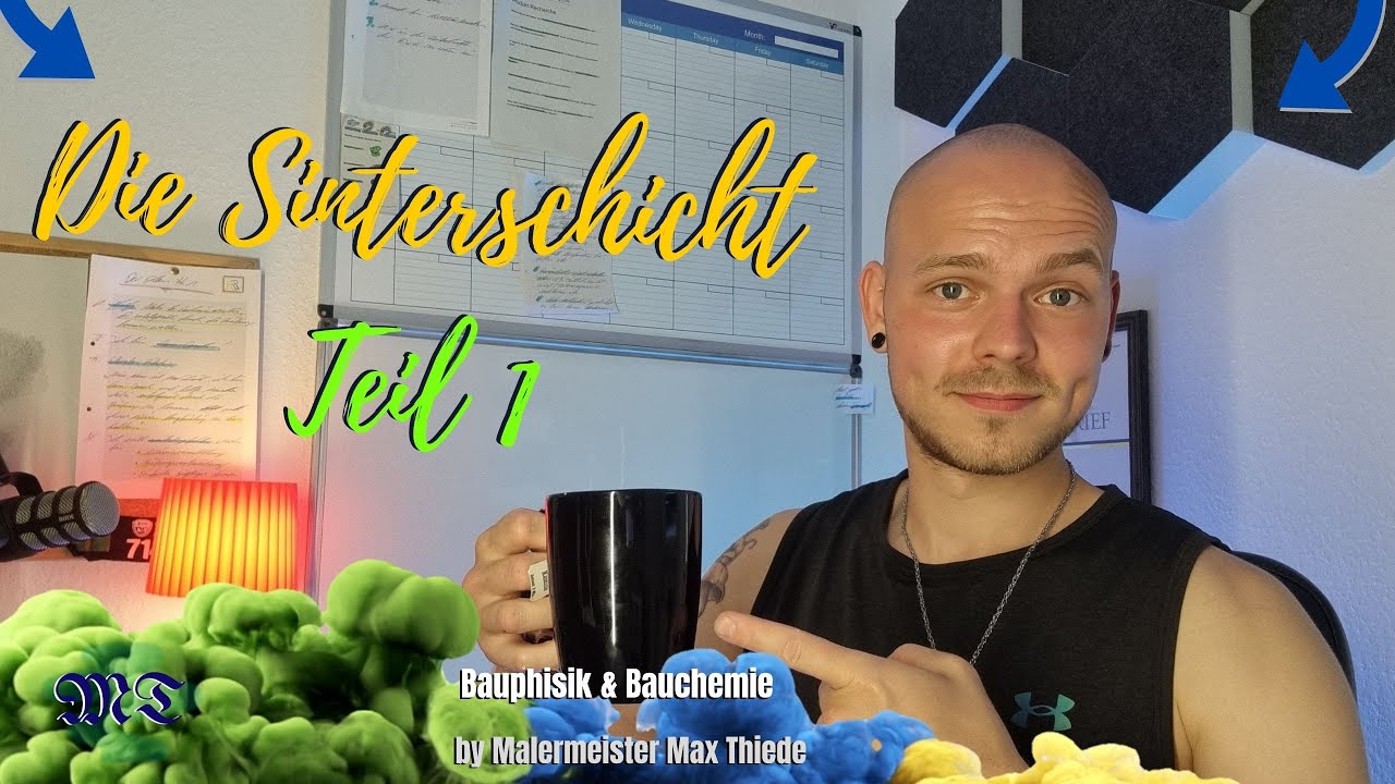 Die Sinterschicht: Wie erkennen?🧐 | Bauphysik🎈& Bauchemie🧪 | by Malermeister Max Thiede