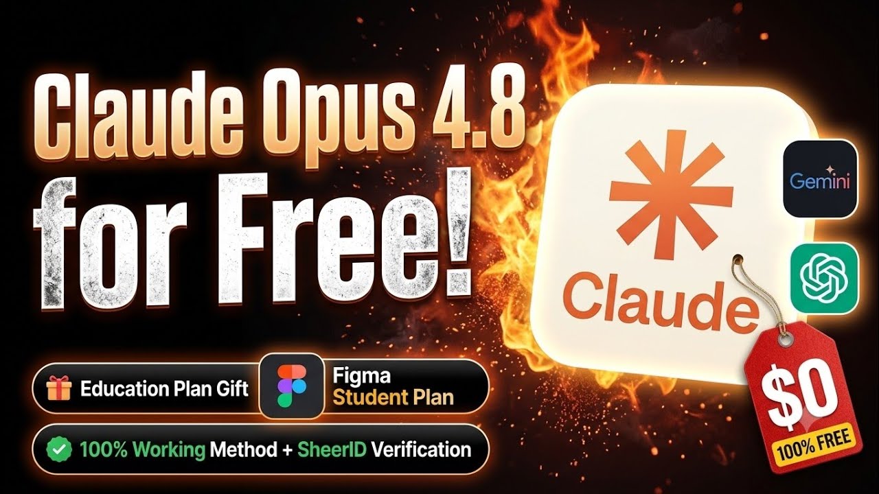 Claude Code Opus 4.8 FREE for Students? Figma Education Plan Guide