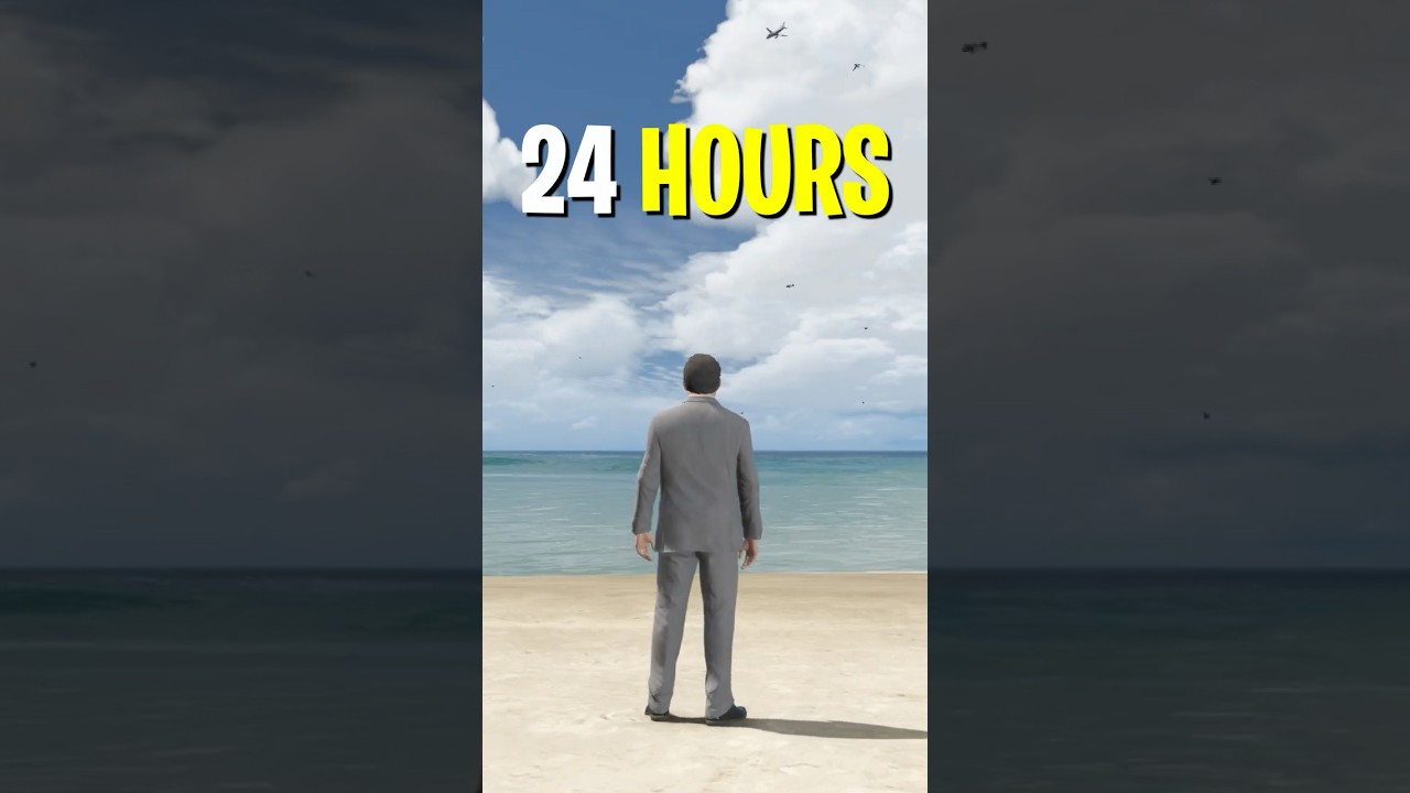 When You Don&rsquo;t Move for 24 Hours in Every GTA Game! 😲