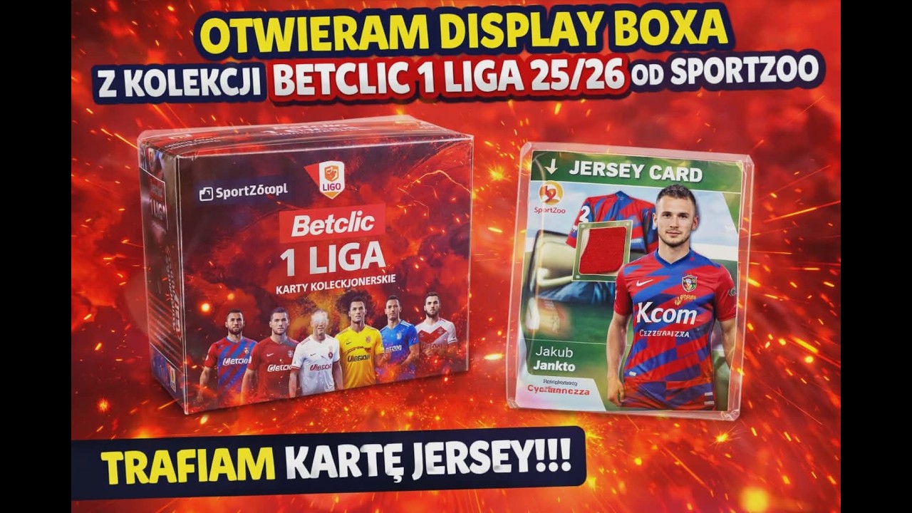BETCLIC 1 LIGA 25/26 OD SPORTZOO - OTWIERAM DISPLAY BOXA - TRAFIAM KARTĘ JERSEY !!!