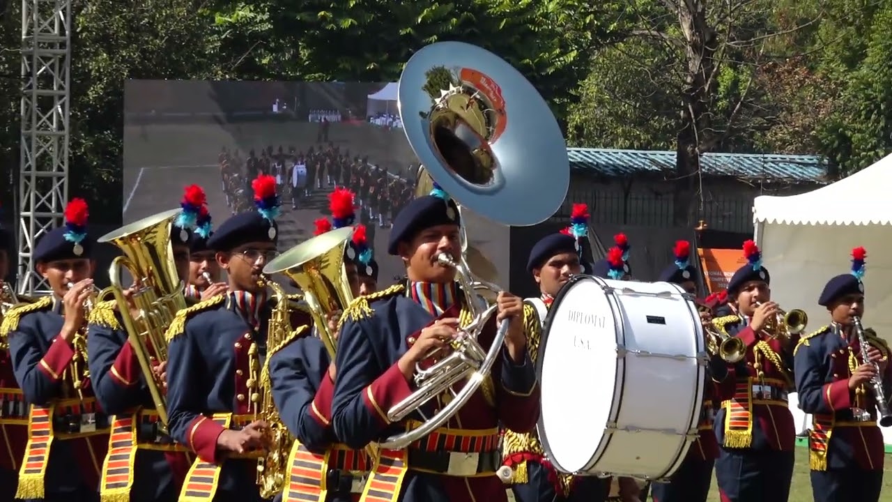 National School Band Competition | Brass Band Boys | Prince Lotus Valley Sikar, Rajasthan