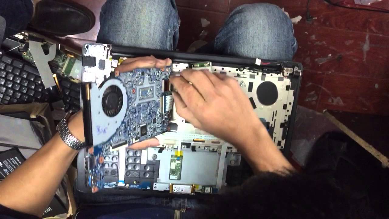 hướng dẫn thay thế th&aacute;o lắp mainboard sony vaio svf14n
