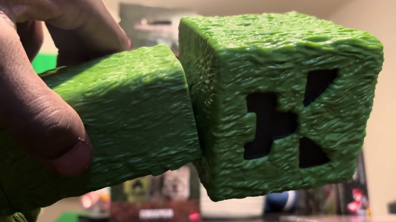 Unboxing A Minecraft Movie - 12-Inch Creeper Posable Figure!!! :D :) | Happy Easter Everyone!