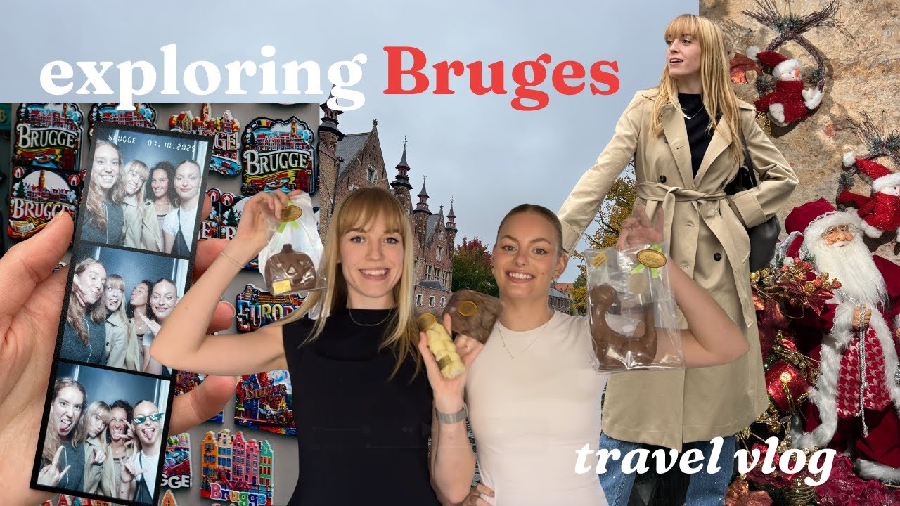 chocolate shopping & the BEST christmas shop 🇧🇪 | Bruges travel vlog