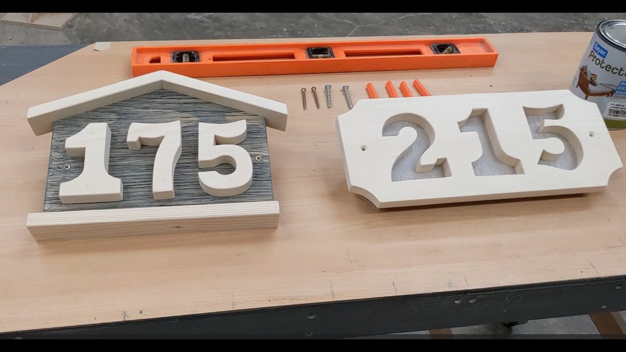 Como hacer numero de madera para tu casa con la caladora