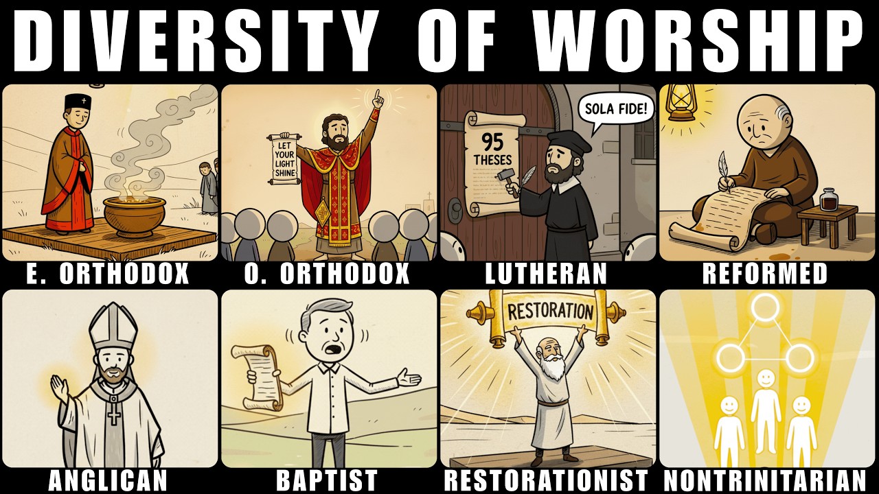 Every Christian Denomination EXPLAINED   The Hidden Differences Most People Miss
