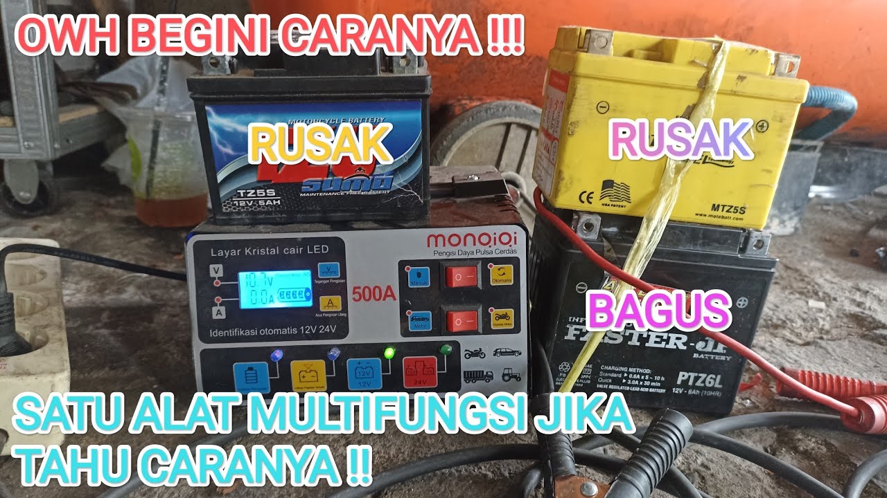 CARA CEK AKI RUSAK PAKAI ALAT INI BISA!