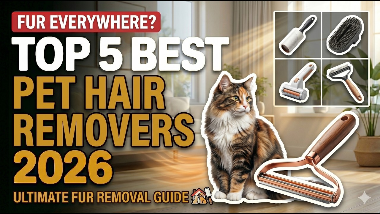 Top 5 Best Pet Hair Removers | Keep Your Home Fur-Free
