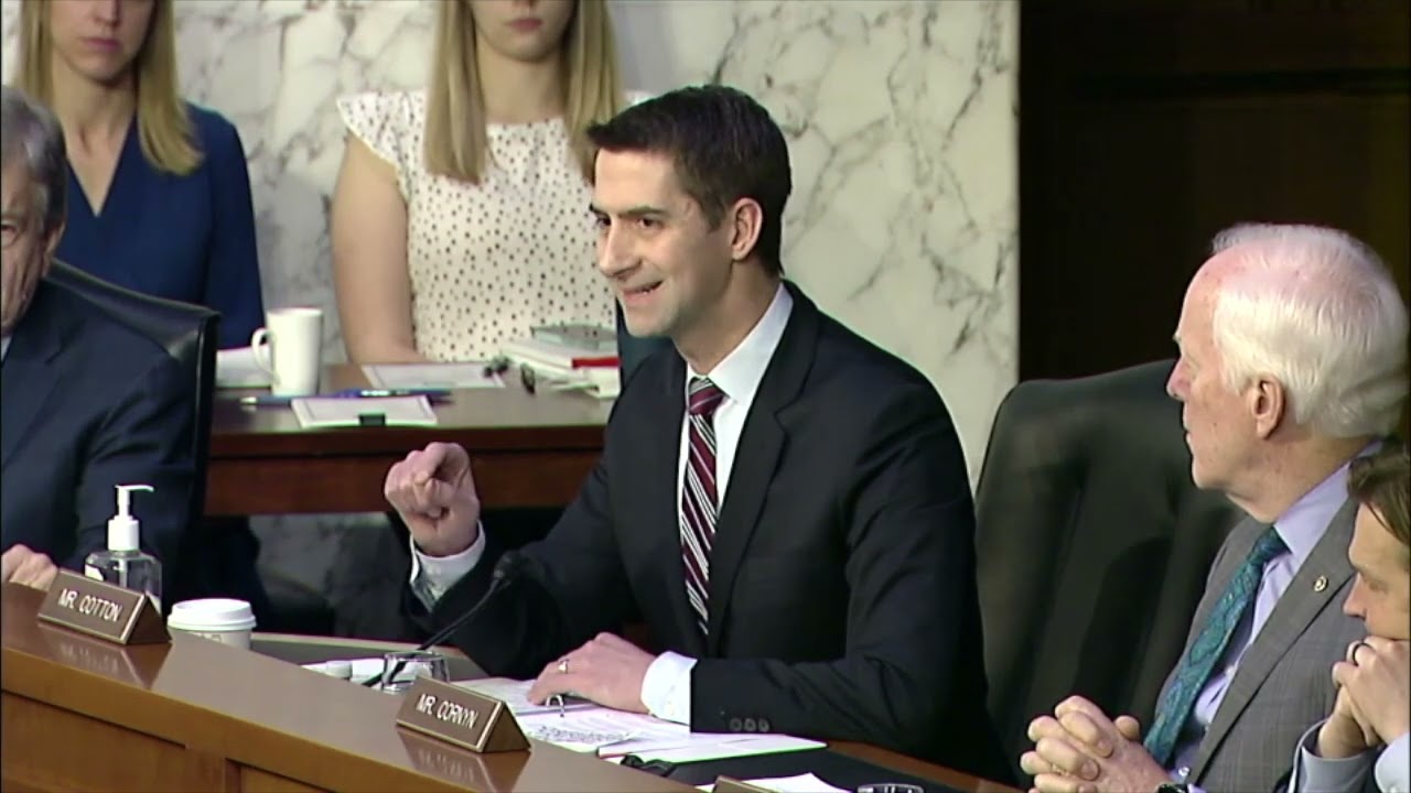 March 10, 2022: Senator Cotton Q&A During a Senate Select Committee on Intelligence Hearing